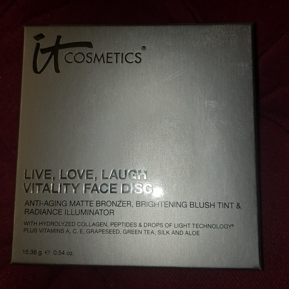 IT COSMETICS LIVE LOVE LAUGH VITALITY FACE DISC